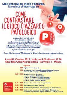 COME CONTRASTARE IL GIOCOD’AZZARDO PATOLOGICO