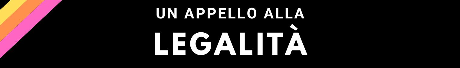 Un appello alla legalità